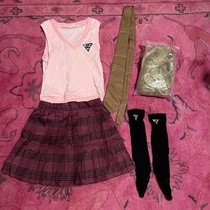 Danganronpa V3 Kaede Akamatsu cosplay and wig set